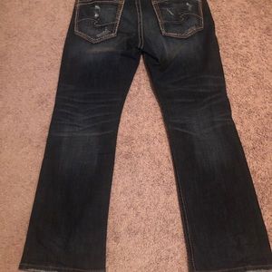 Men’s silver jeans